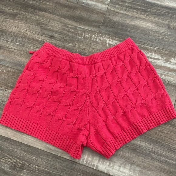 ANTHROPOLOGIE Saturday Sunday Ellyn Knit Red Sweater Shorts size large - Picture 6 of 7